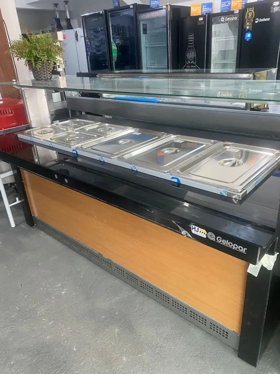 NZ. Buffet AQUECIDO 10 cubas Gelopar 