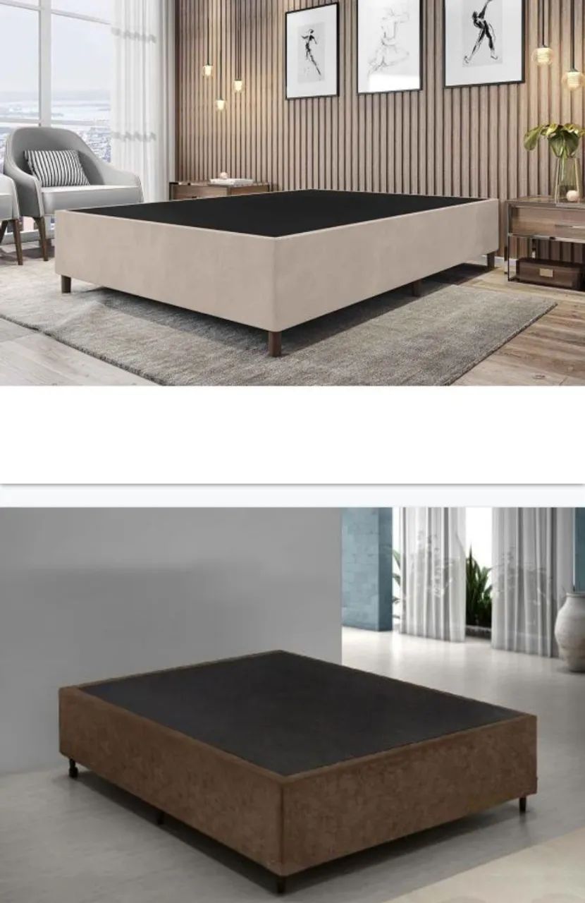 Base Box tamanho padrão Queen e king size 