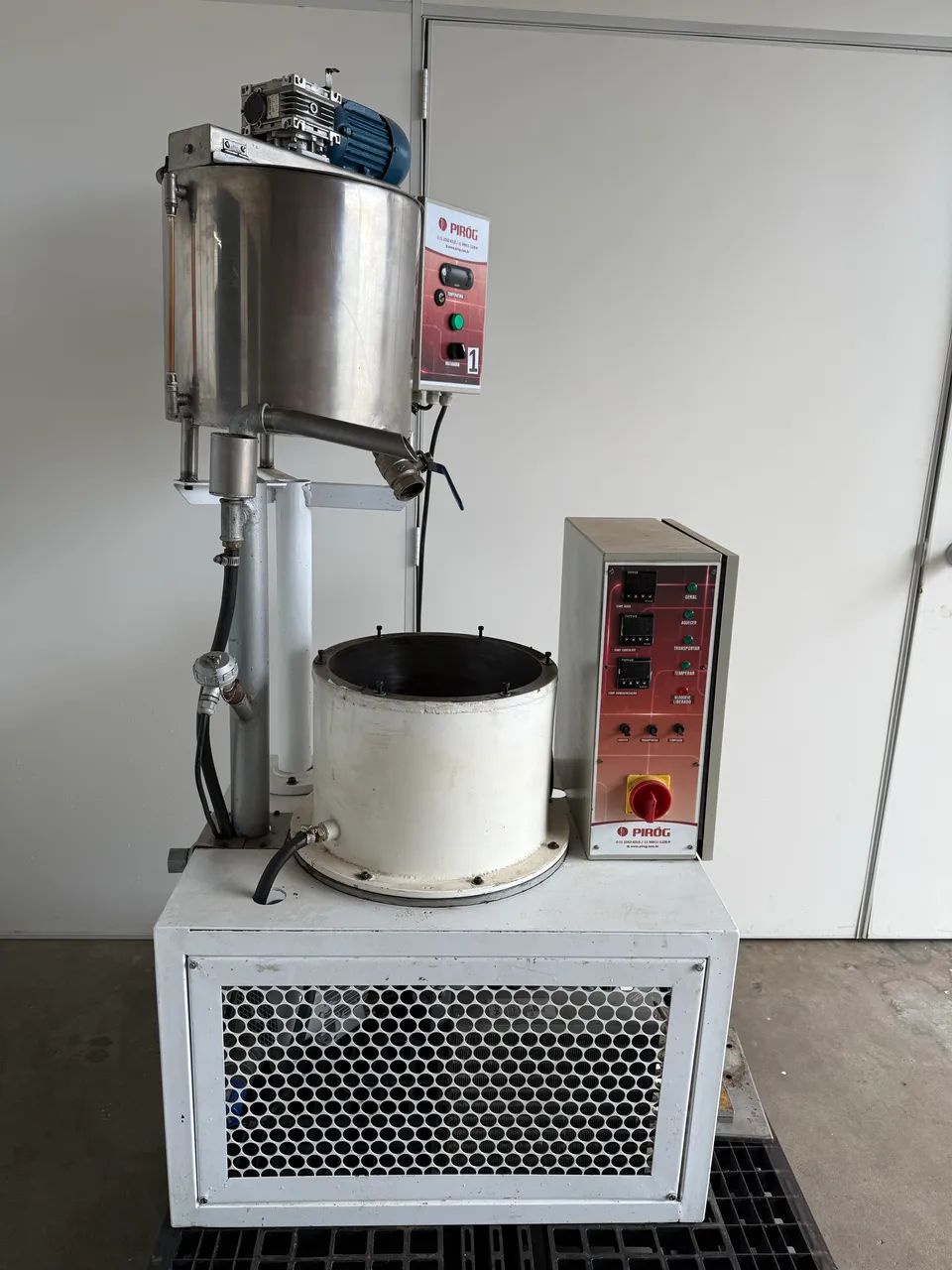 Temperadeira de chocolate 80kg/h