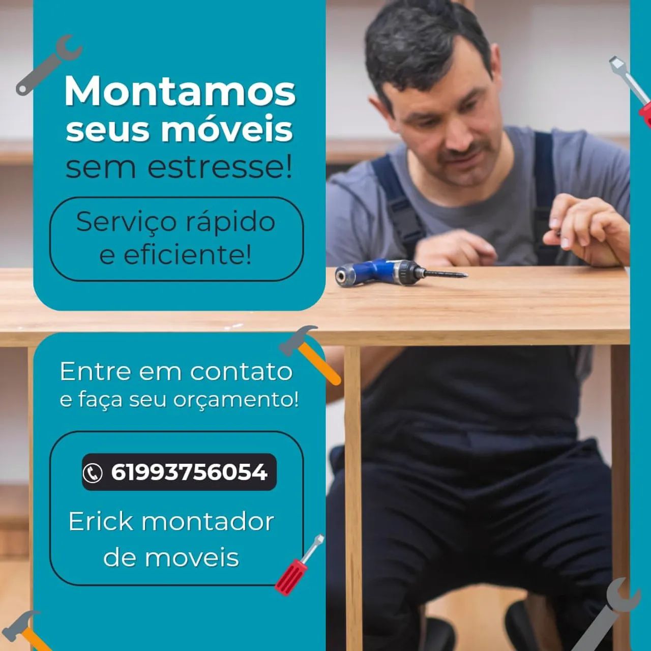Montador de móveis profissional 