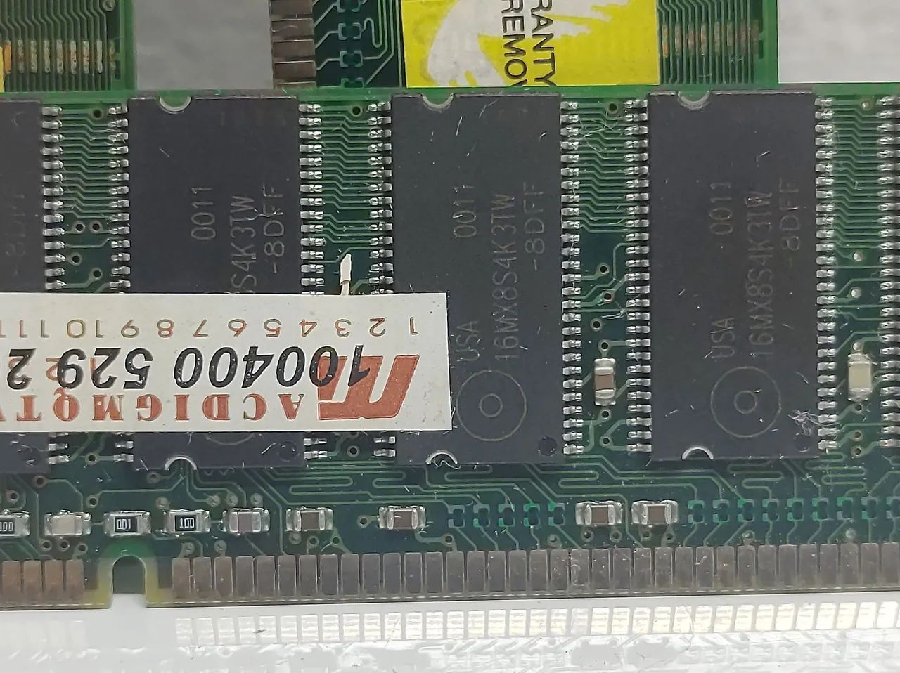 Kit 3x Memória SDRAM A-Data 128MB PC133 133MHz - Foto 3