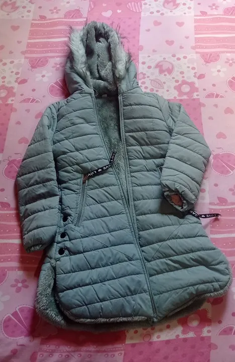 Casaco de inverno infantil forrado