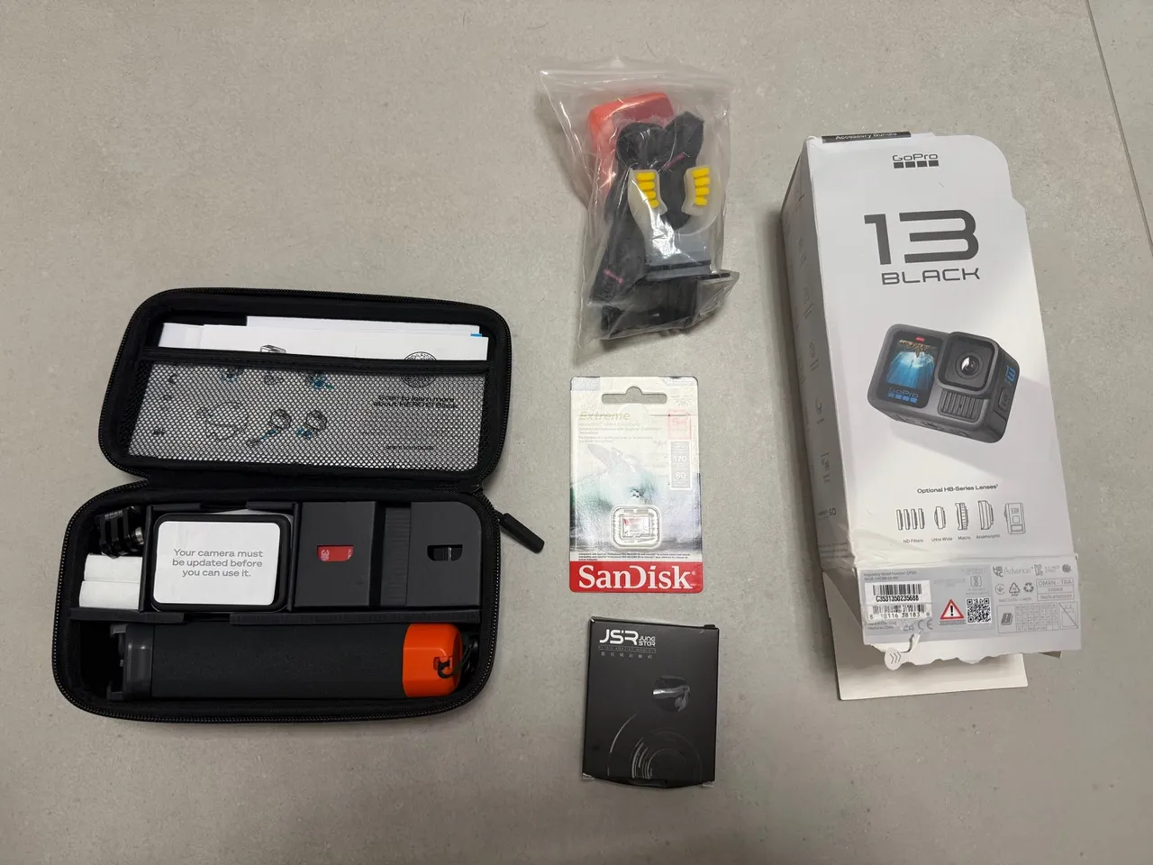 Gopro hero 13 black - versão kit bundle