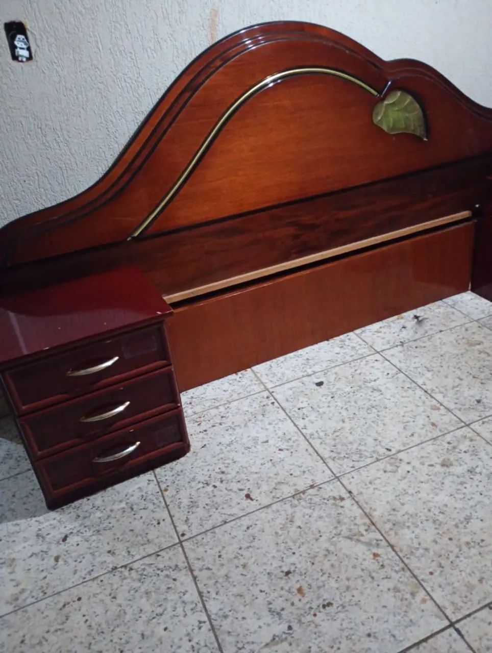 Cama Madeira Queen Size com Criados  - Foto 3