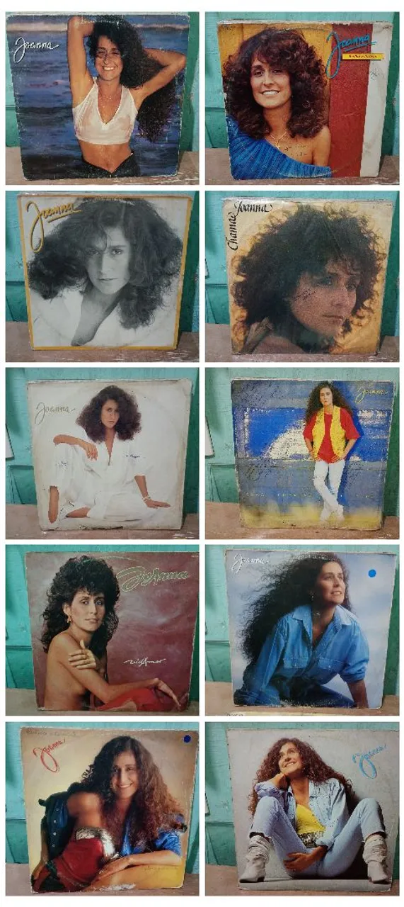 Coleção com 11 Lps de Joana/Disco de Vinil/Pop/MPB/Musica