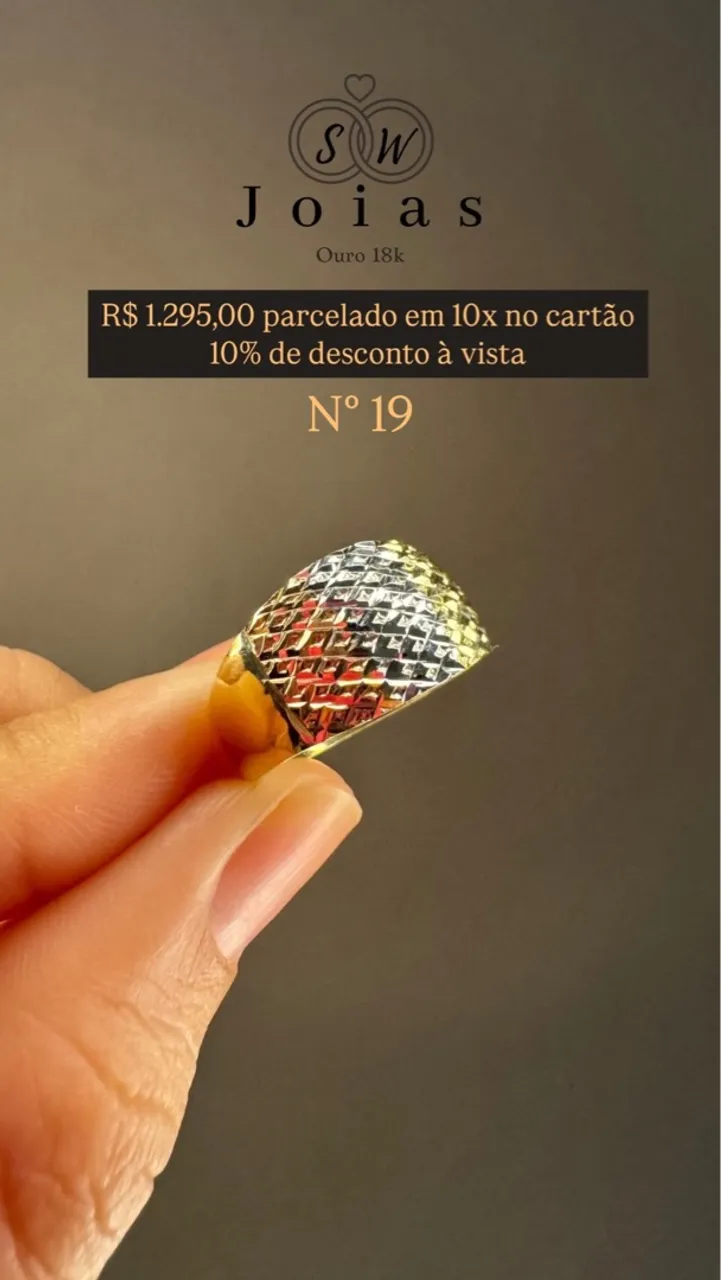 Anel de Ouro 18k