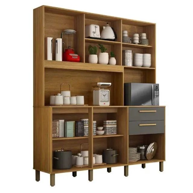 Armário de Cozinha Ripado 5 Portas 2 Gavetas DIVIDIMOS EM ATE 10 X SEM JUROS  - Foto 4