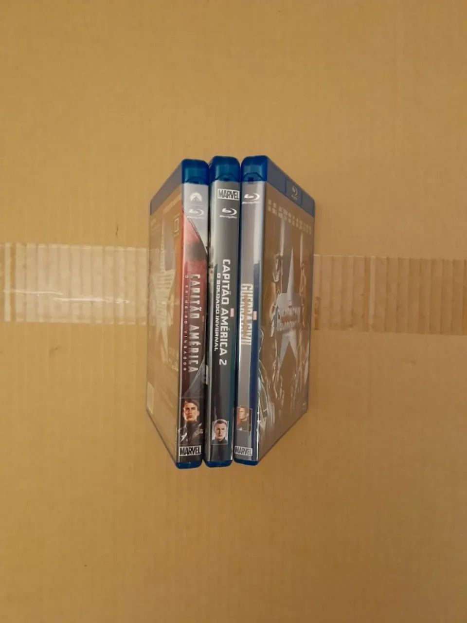 Coleção Capitão América - Universo Marvel - 03 Filmes - Blu-ray Original - Foto 3