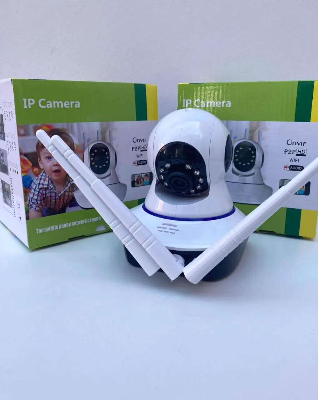 Câmera IP Wi-Fi HD com visão noturna