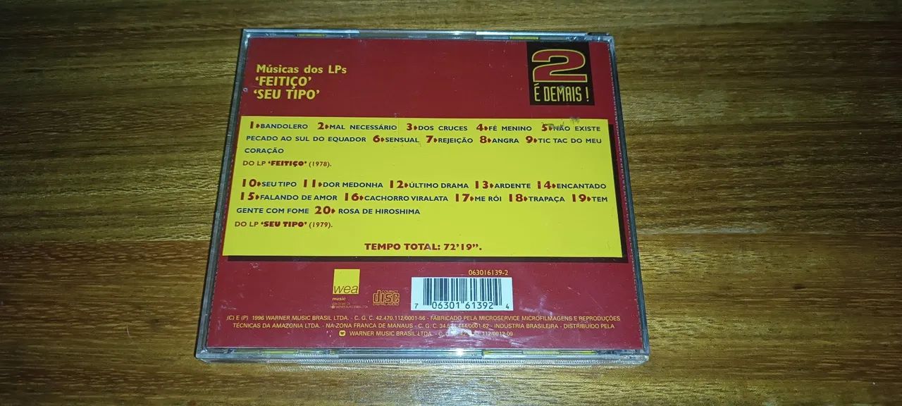 CD O Melhor de Ney Matogrosso 2 é demais - Foto 3