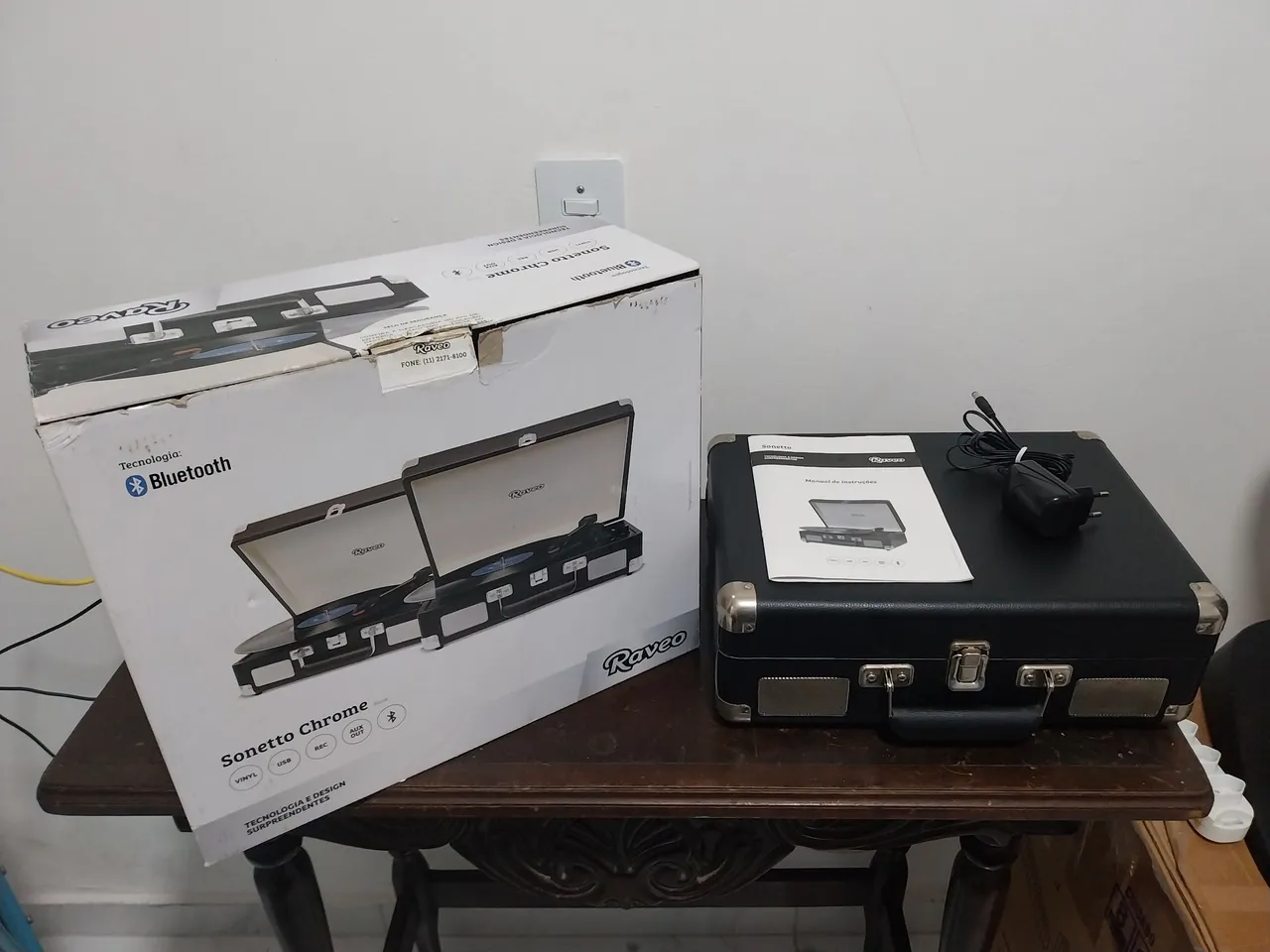 Toca disco de vinil 