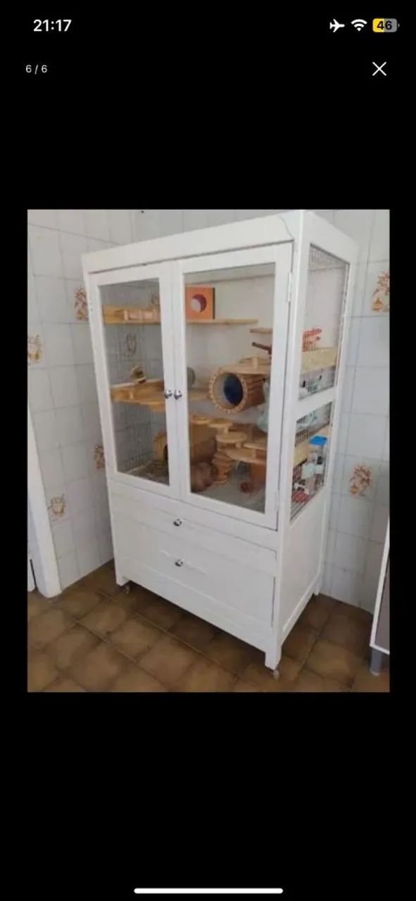 Gaiola para Roedores Grande - Estilo Móvel