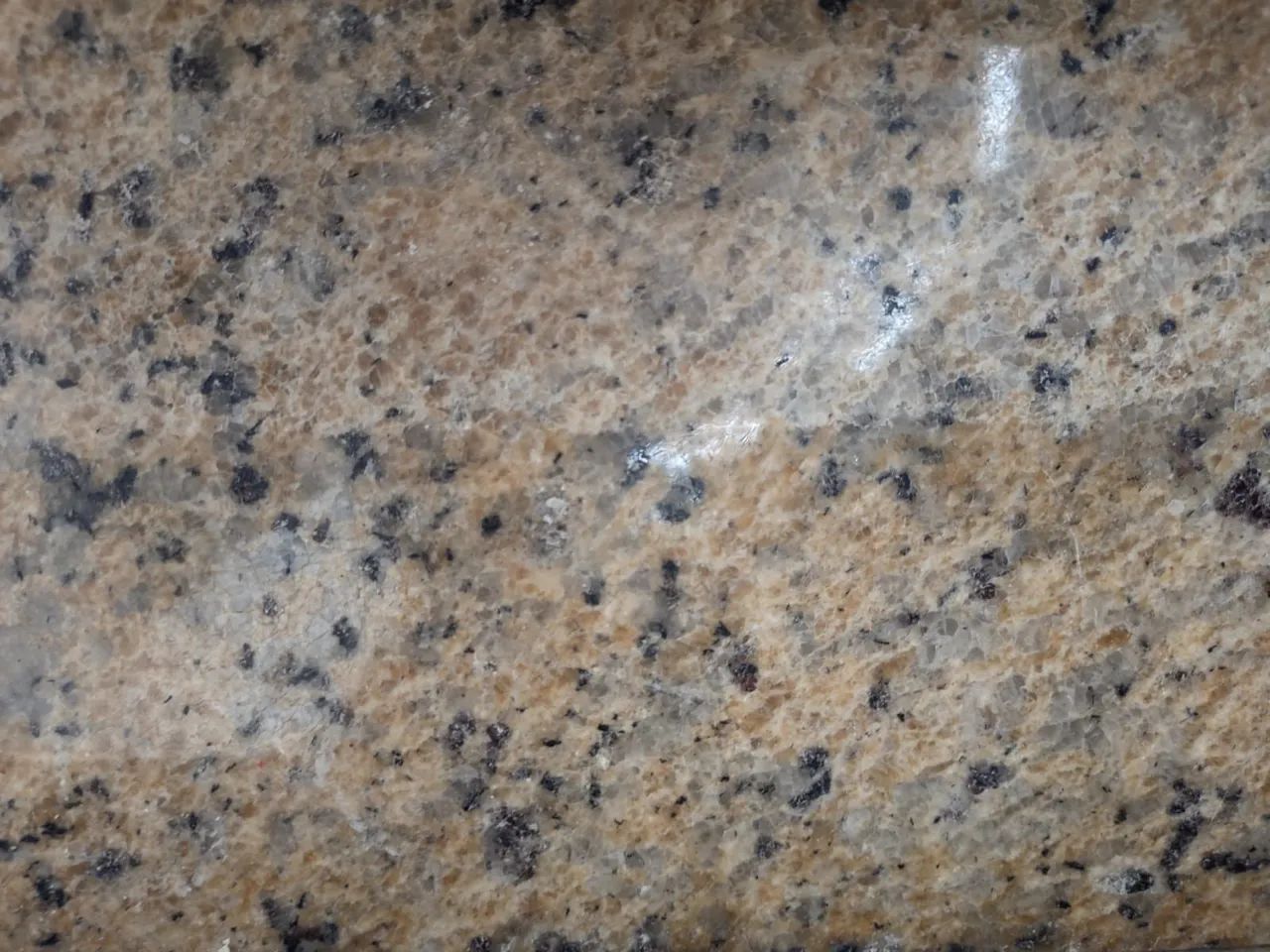 Granito Bege Bahia - Bancada com pia