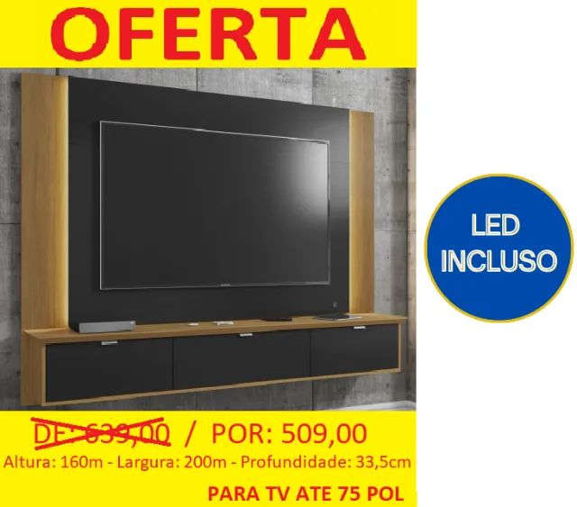 Painel - parcelamos sem juros 