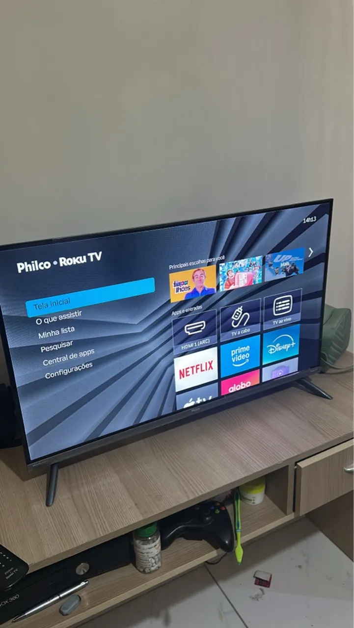 Smart TV Philco Roku - Tela Inicial