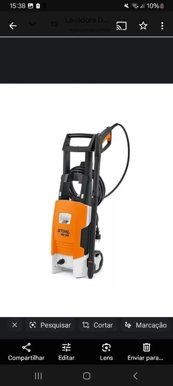 Lavadora de Pressão STIHL Usada Bom Estado 110w