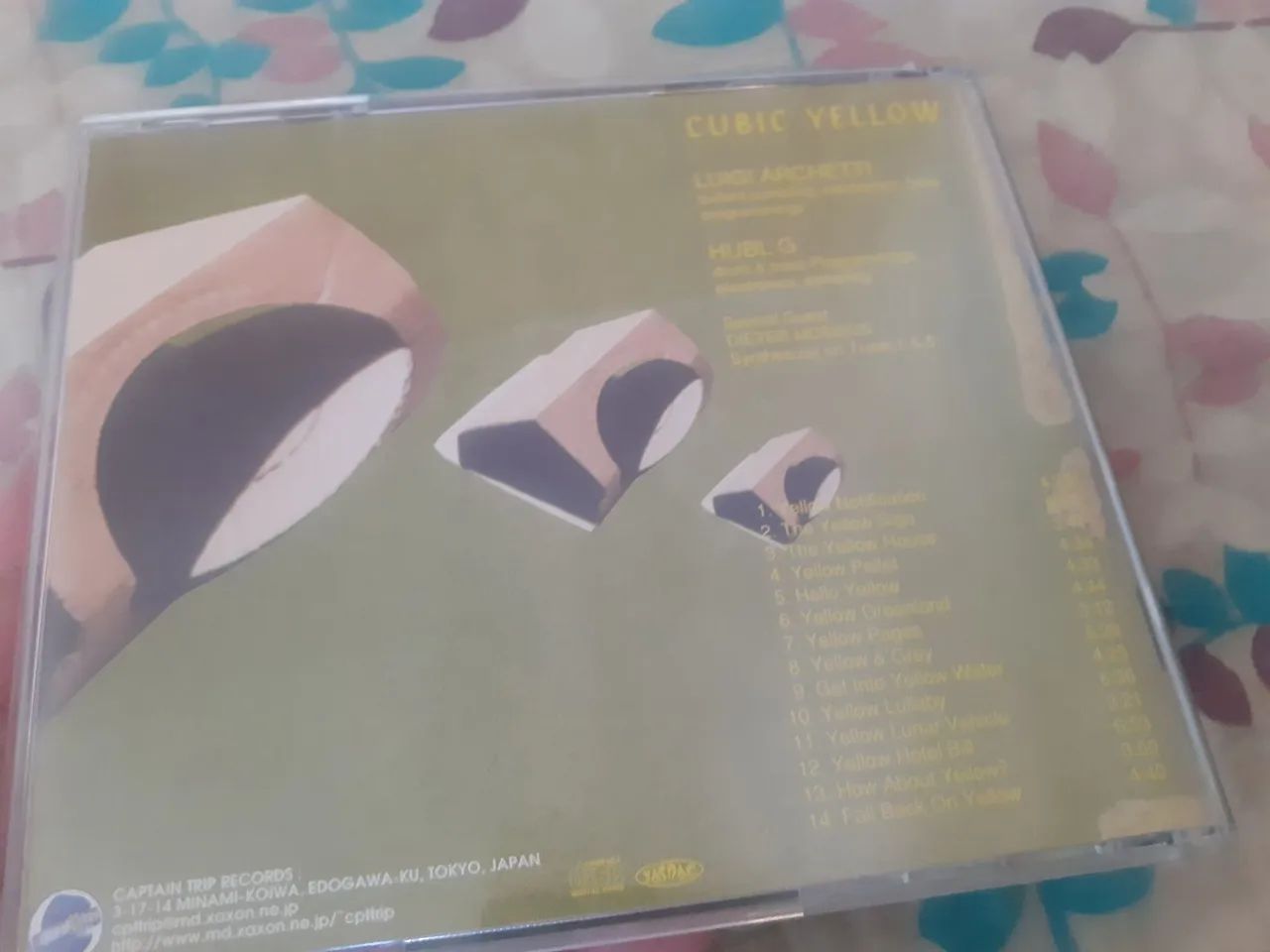 LUIGI ARCHETTI HUBL G CD CUBIC YELLOW EXPERIMENTAL ABSTRACT IMP JAPAO - Foto 2