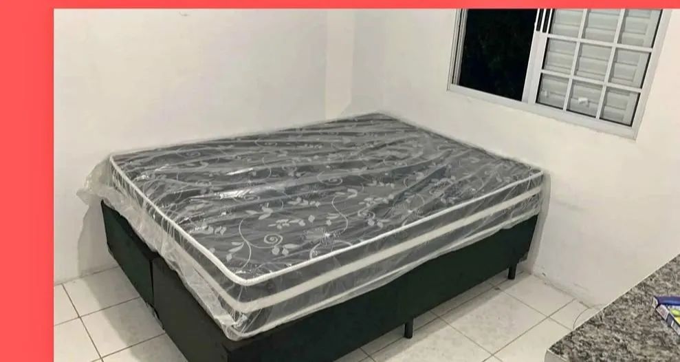 Cama Box Casal com Colchão Espuma Novo Zero - Foto 4