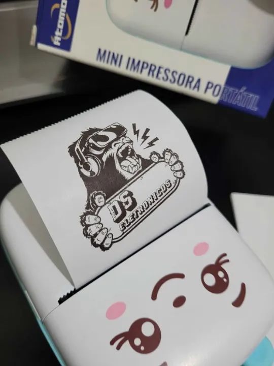Mini Impressora Portátil Térmica (NÃO USA TINTA) Bluetooth e Compacta! - Foto 2