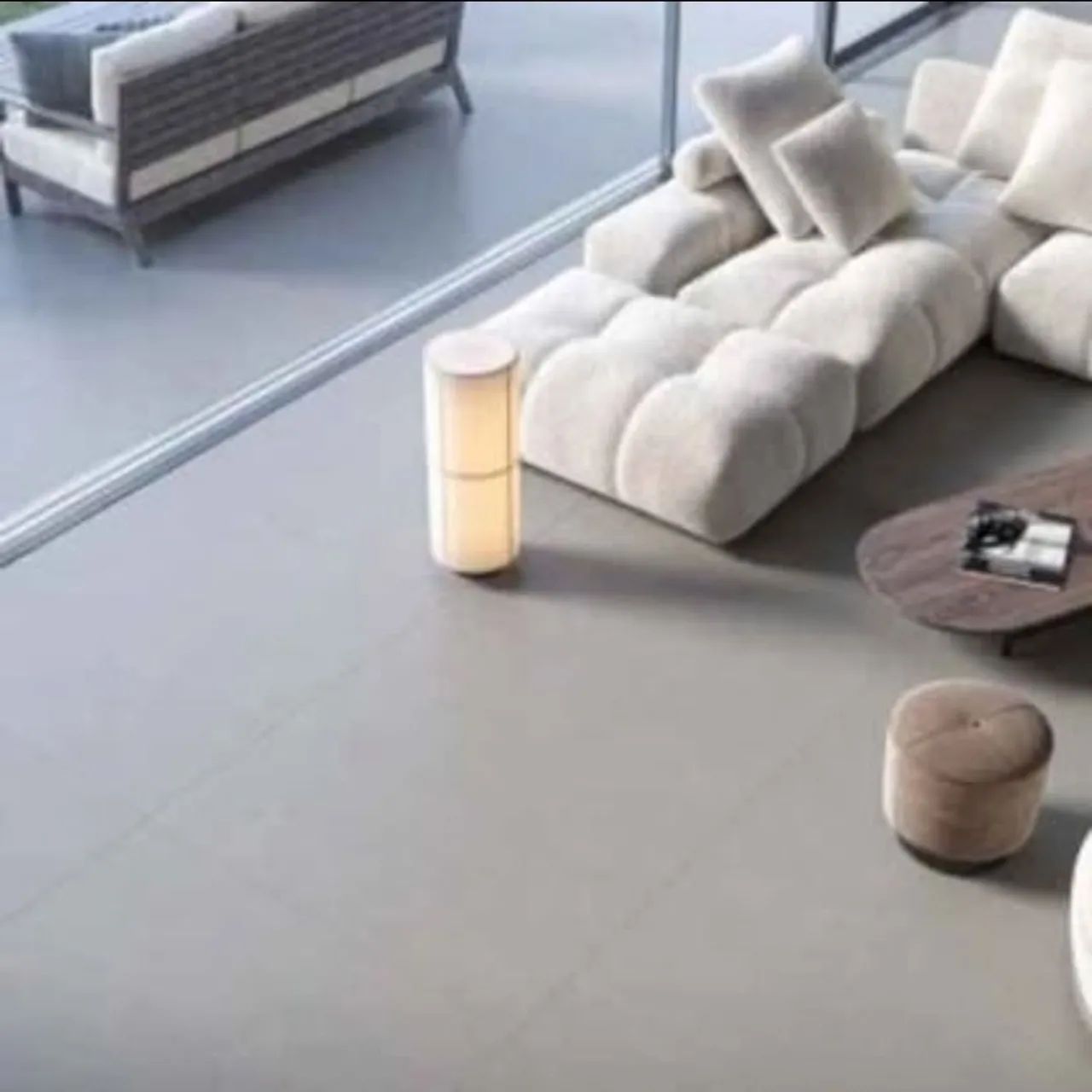 Porcelanato Biancogres Acetinado, Cemento Grigio 90x90 cm, antiderrapante - Foto 2