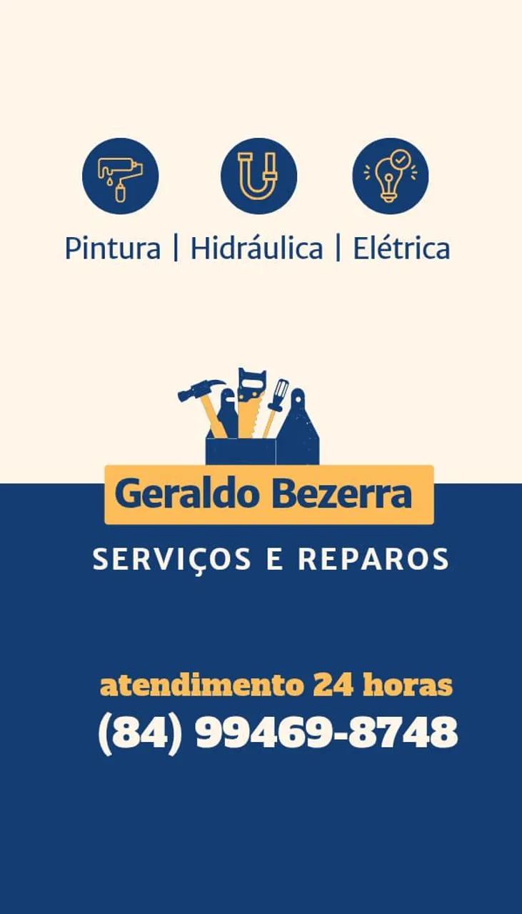 Pintura, elétrica e hidráulica