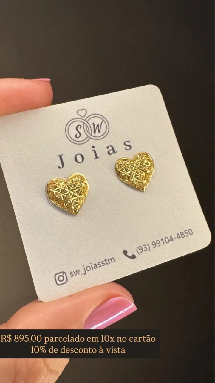 Brinco em ouro 18k