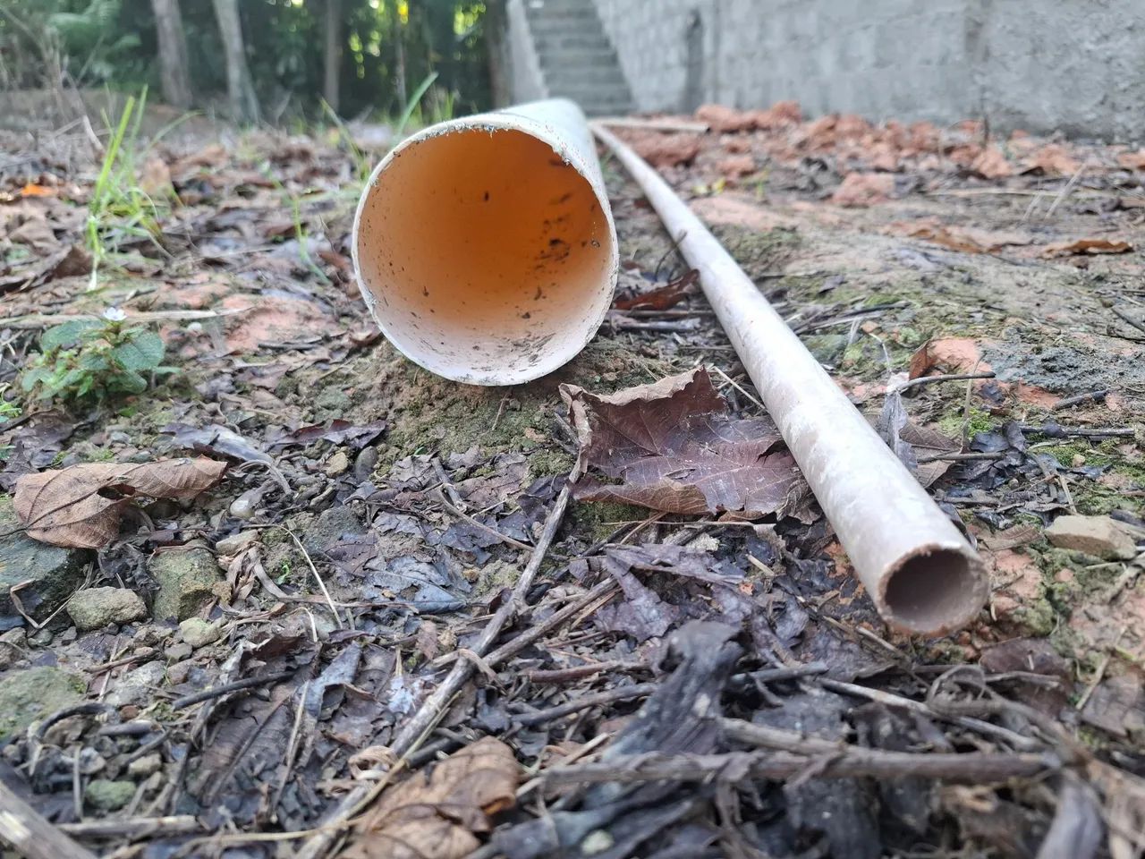 Cano branco de esgoto PVC e tubos marrons PVC - AMANCO - Foto 4