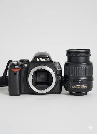 Nikon D40 デジタルカメラ AF-S DX Nikkor 18-55mm Câmera Nikon D40 + Lente AF-S NIKKOR 18-55mm - - Câmeras e
