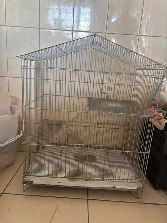 Gaiola para chinchilas. 