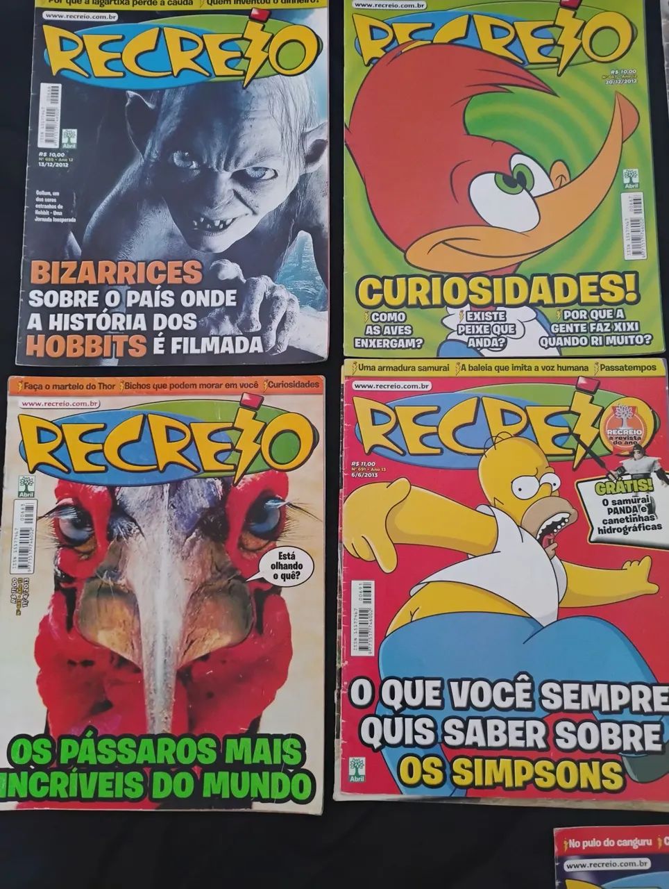 Kit 11 revistas recreio - Livros e revistas - Samambaia Norte