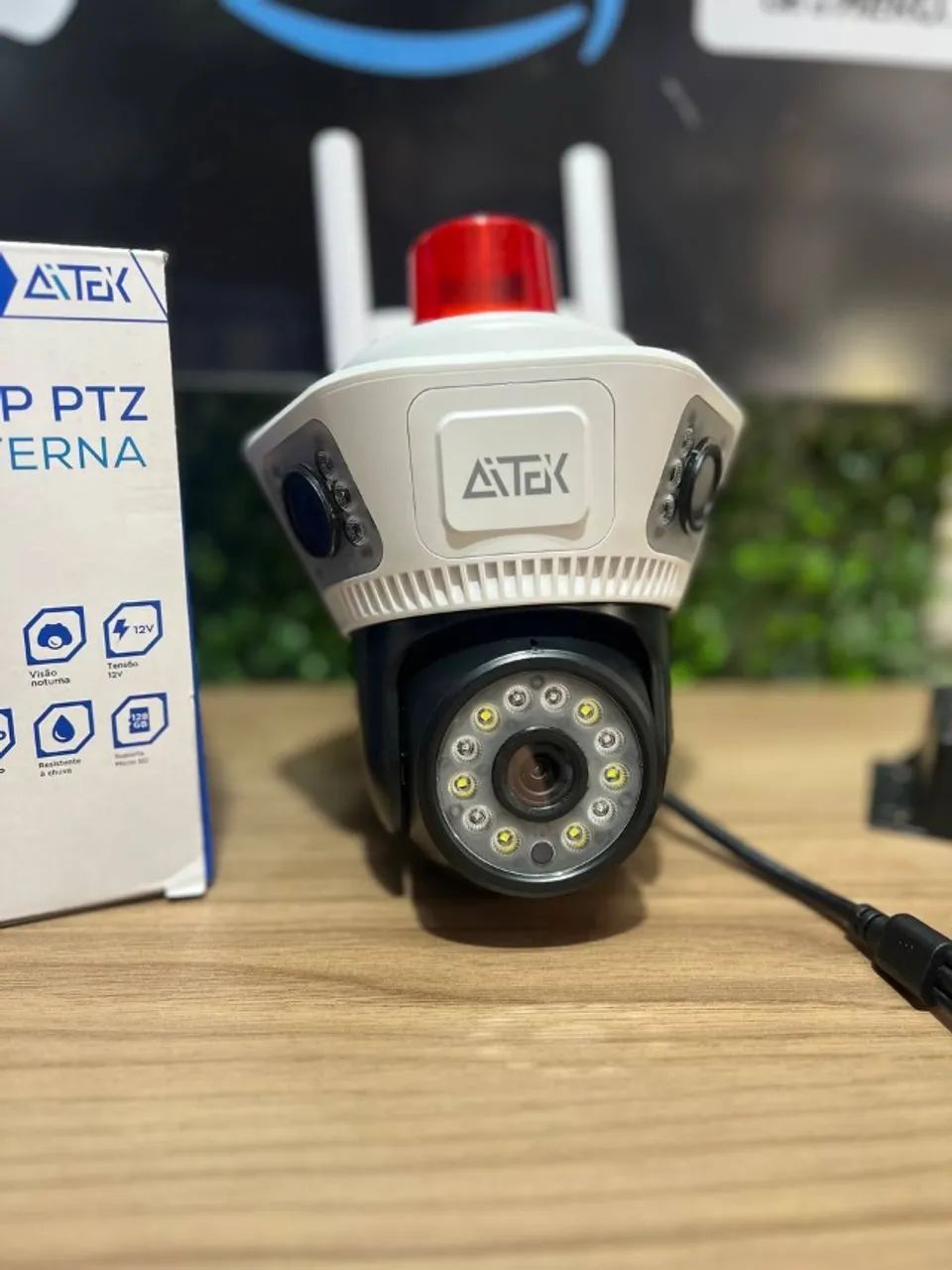 Câmera de Segurança IP Wifi Externa 3 em 1 AiTeK - Foto 2