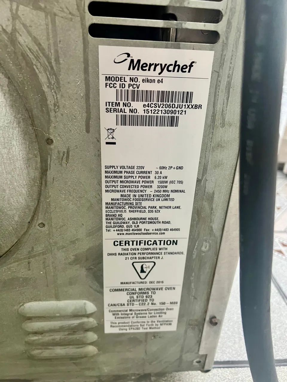 Forno Speed Toaster Merrychef E4 - Foto 6