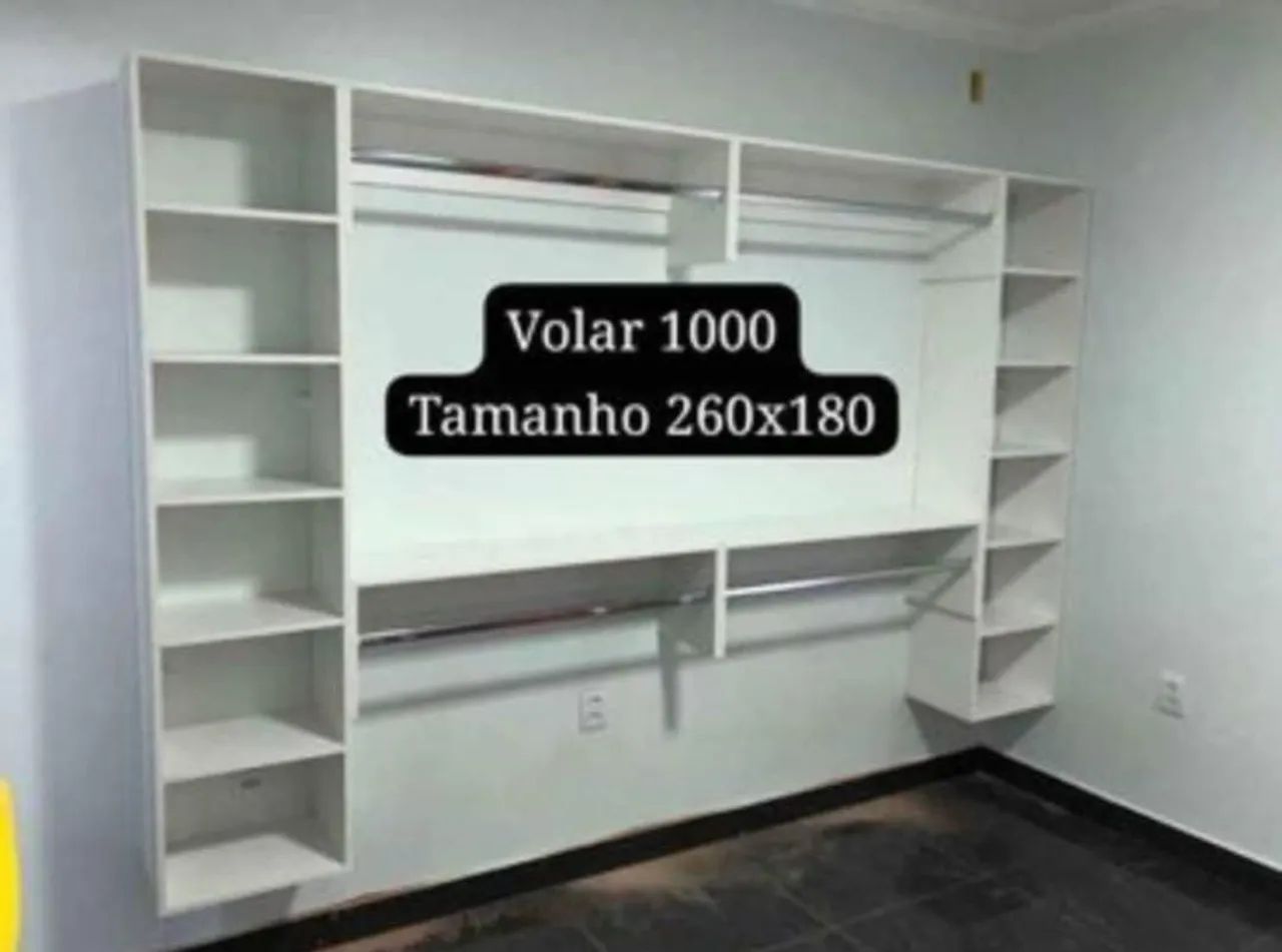 closet  para quarto ou loja a pronta entrega em mdf - Foto 3