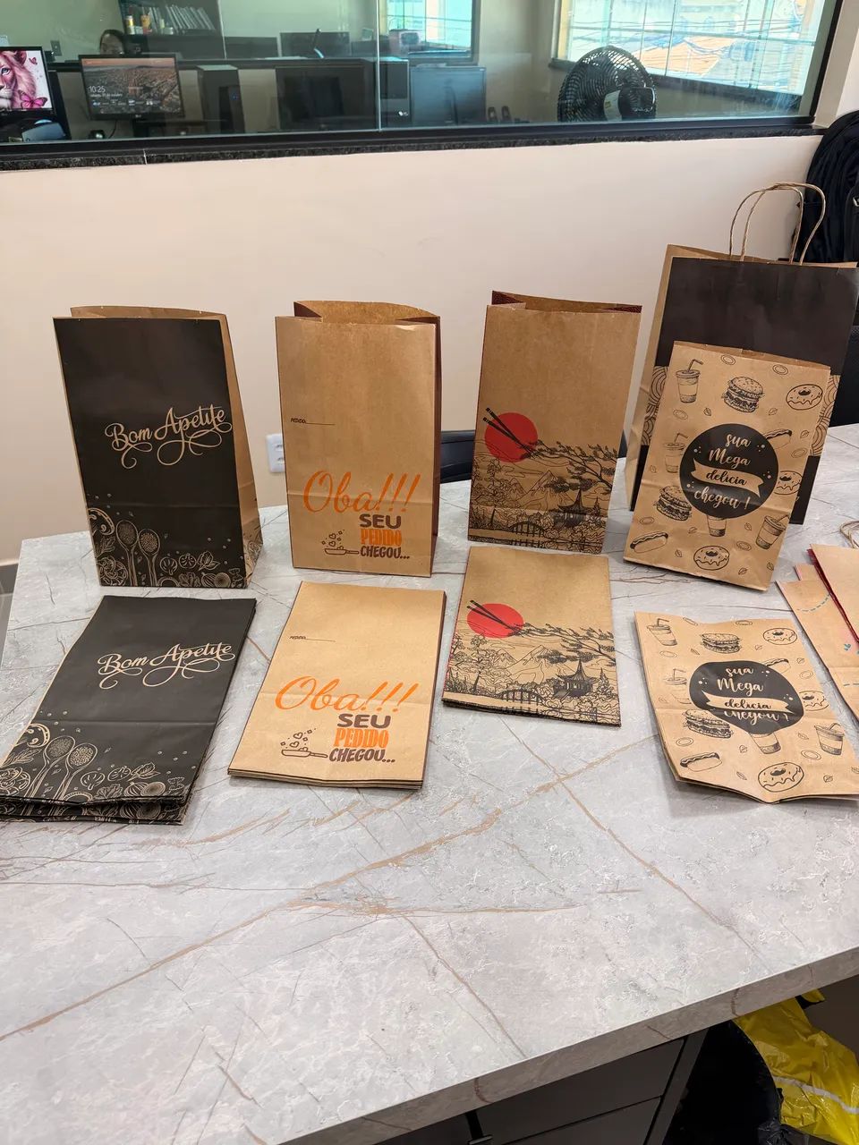 Sacos e sacolas para delivery 