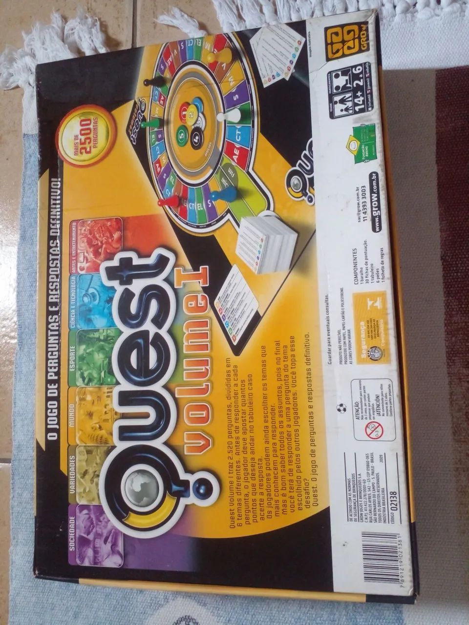 Jogo de Perguntas Quest Volume I - Mais de 2500 Perguntas! - Foto 3