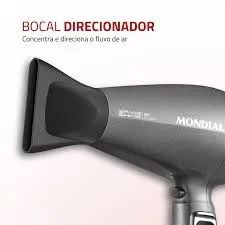 SECADOR DE CABELOS MONDIAL SPACE SHINE SC-20 2000W GRAFITE 220V 4002-02 - Foto 3