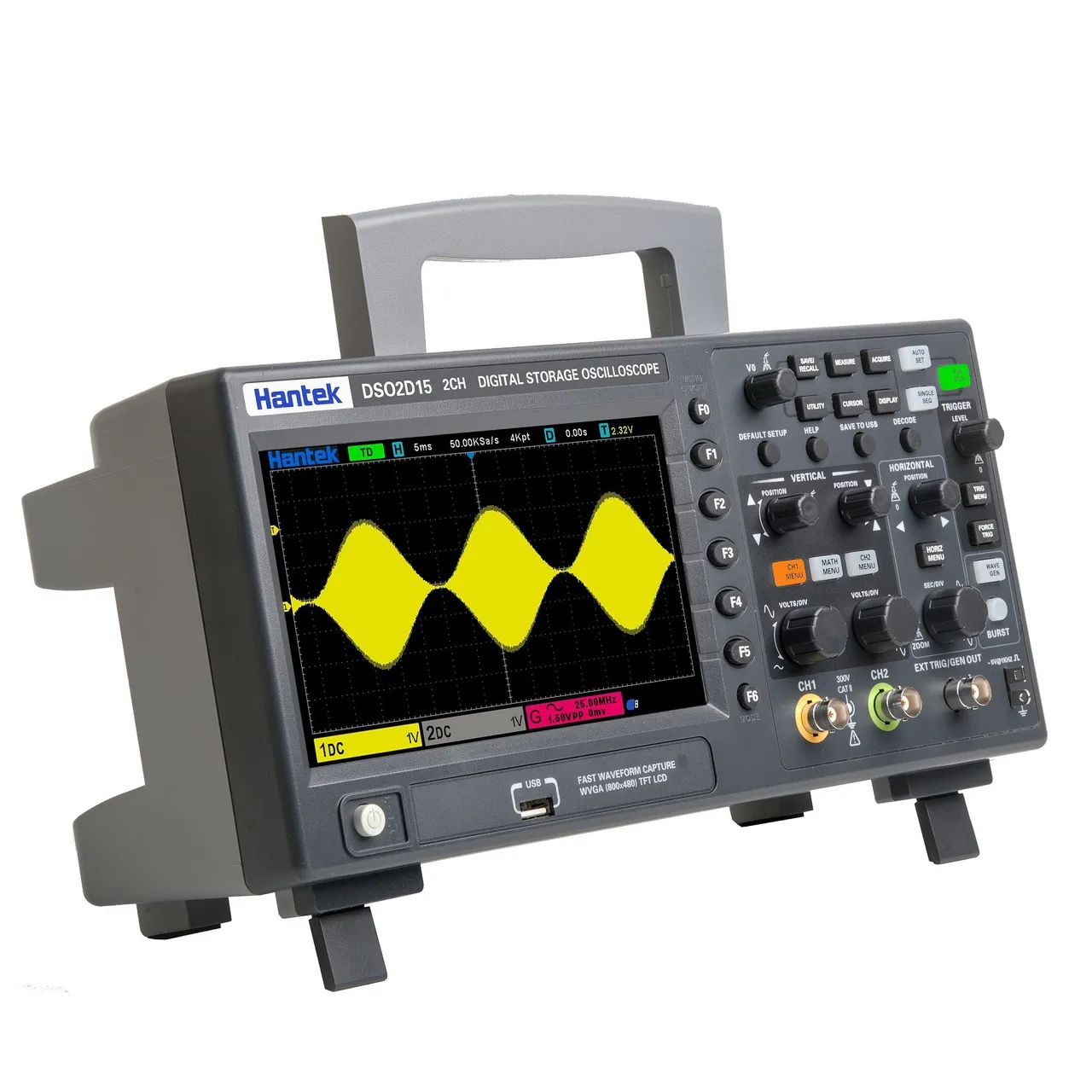 OSCILOSCÓPIO DIGITAL HANTEK DSO2D15 NOVO