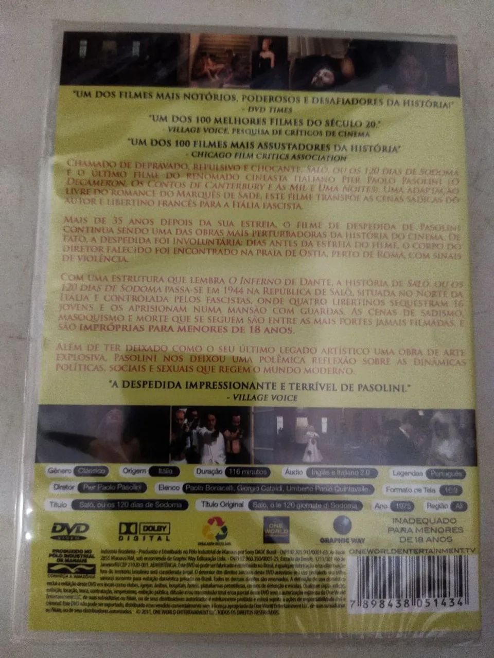 Dvd Salò, ou, os 120 Dias em Sodoma - Foto 2