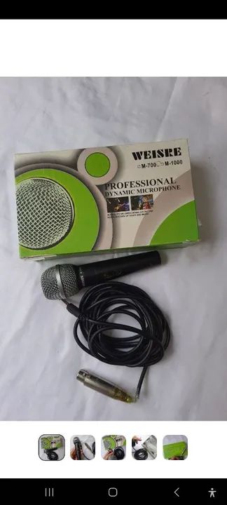 microfone profissional m-700 / m-1000