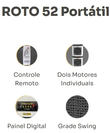 CLIMATIZADOR ROTO 52 PORTATIL - VENDER RAPIDO
