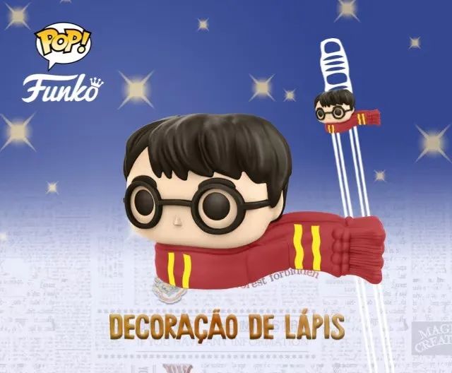 Harry potter com Cachecol Funko Pop Kinder Joy - PRONTA ENTREGA