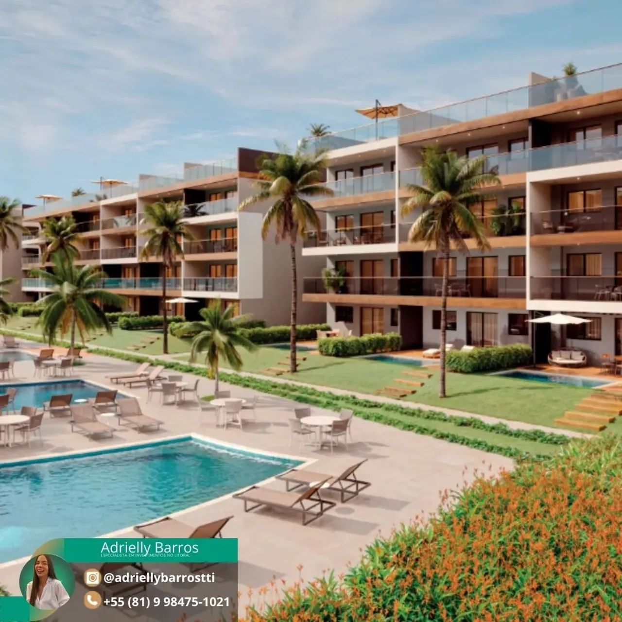 Flat em Porto de Galinhas | Beira-mar na Praia do Cupe | Habitá | Rota DUE Caribe Brasilei - Foto 2