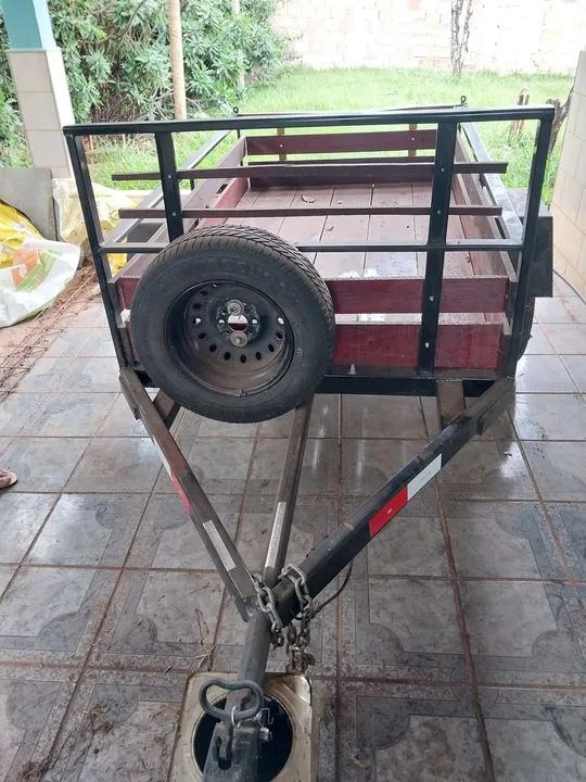 Carreta de reboque para transporte - Foto 9