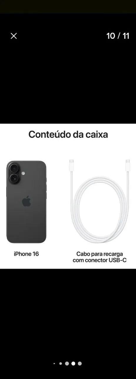 Iphone 16 plus, novo, lacrado nota fiscal troca por Samsung