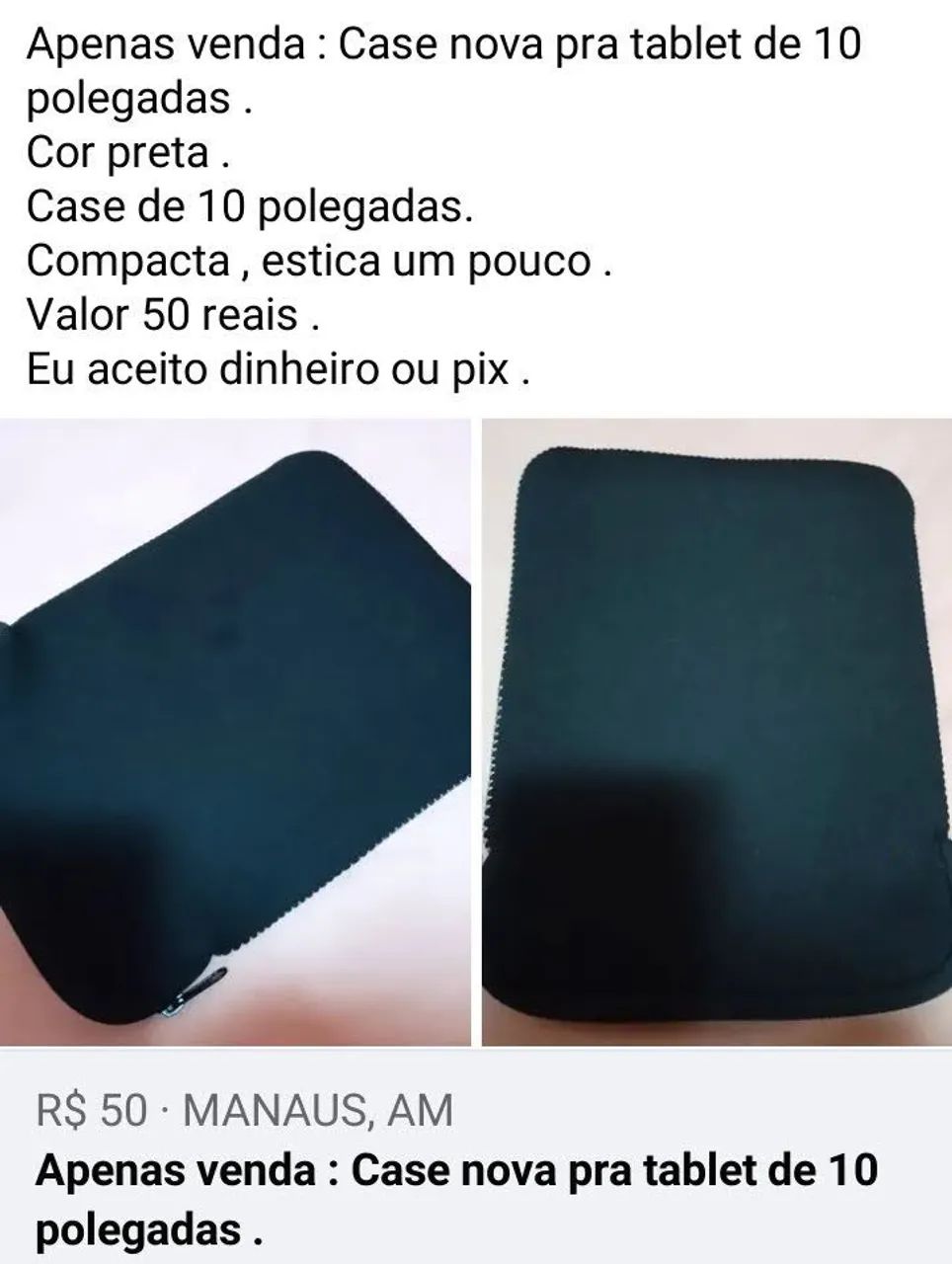 Apenas venda : Case para tablet 10 polegadas . - Foto 3