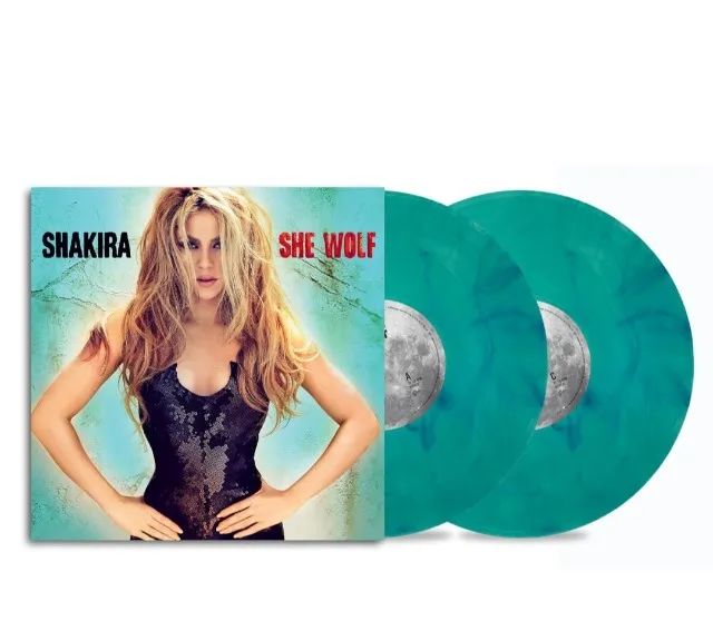 Lp Vinil Shakira She Wolf Colorido Lacrado  - Foto 2
