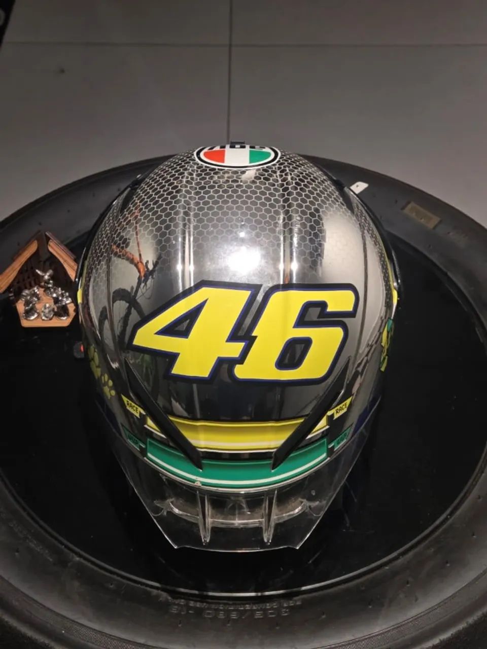 AGV CORSA MUGELLO 2015 VALENTINO ROSSI M 57 58 - Peças para motos