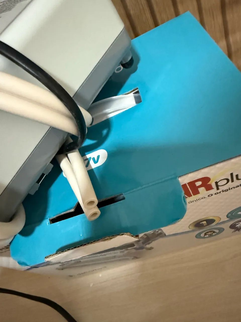 Bomba automática de encher colchão casca de ovo  - Foto 6