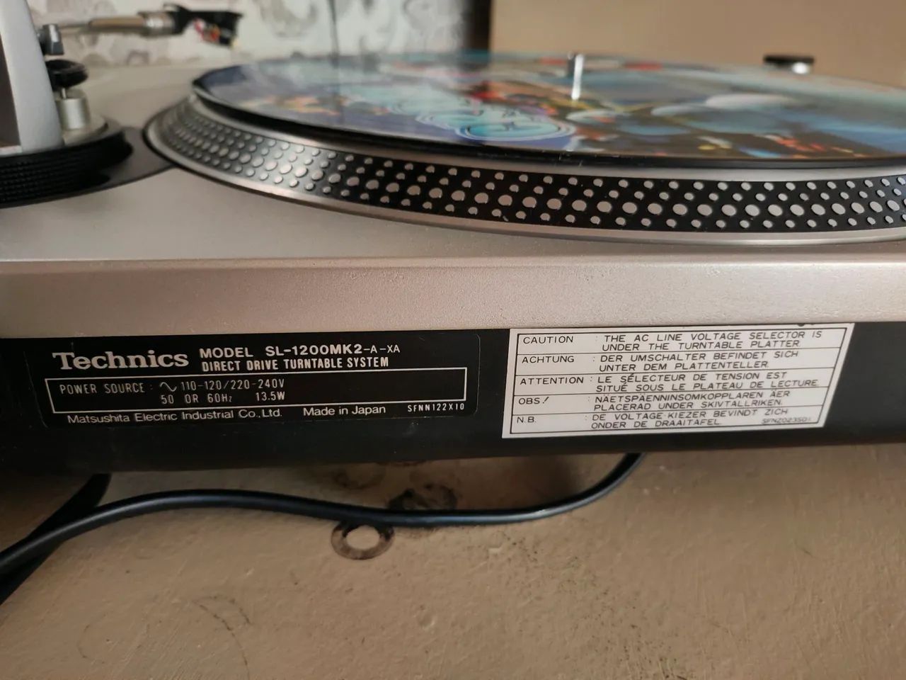 Technics SL-1200 MK2 excelente toca discos technics  - Foto 3