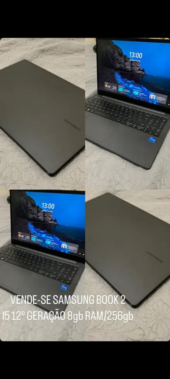 Samsung Book 2 - i5 12ª Geração - 8GB RAM - 256GB